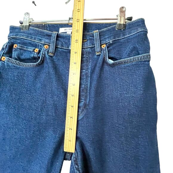 Re/Done 90s High Rise Ankle Crop Comfort Low Stretch Denim Jeans Women’s 27 - Picture 13 of 14